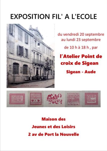 Exposition Fil' à l'Ecole - SIGEAN (11)