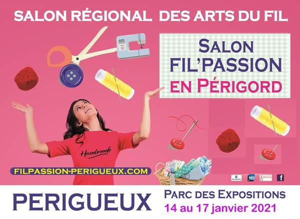 Salon Fil'Passion en Périgord annoncé sur l'Agenda du Fil - agendadufil.fr