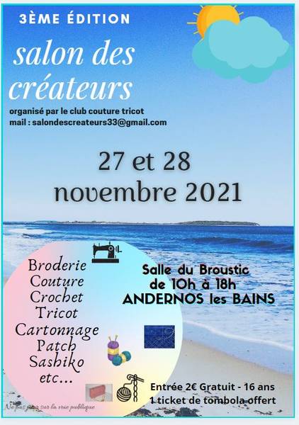 Salon des Créateurs annoncé sur l'Agenda du Fil - agendadufil.fr