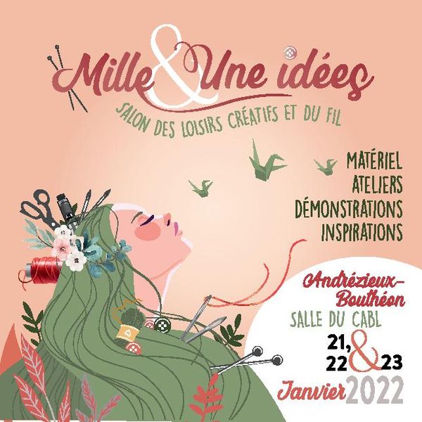 Salon Mille & une idées de Saint Etienne annoncé sur l'Agenda du Fil - agendadufil.fr